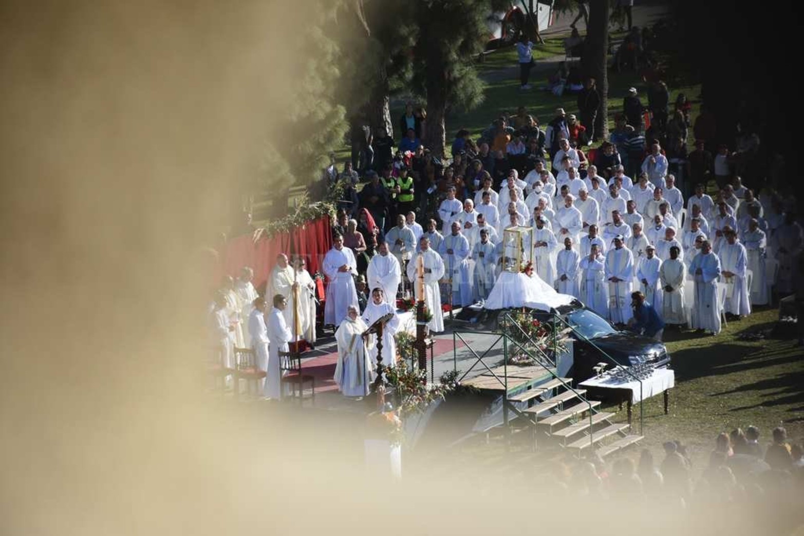 Miles de fieles celebraron a la Virgen de Guadalupe en la ciudad de Santa Fe.