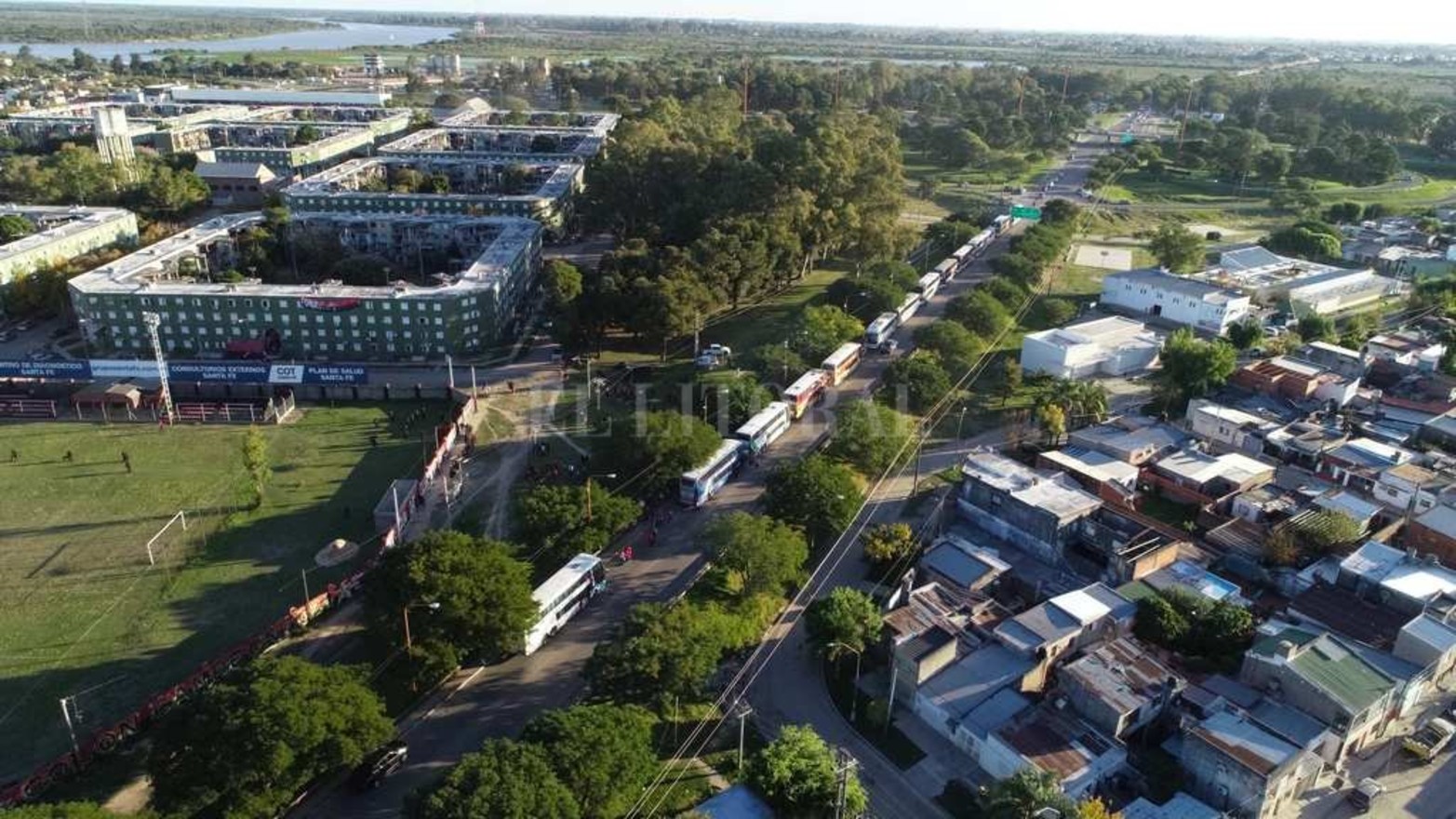 Copa Libertadores 2022 Colon - Cerro Porteño 
  Las imágenes desde el drone de El Litoral