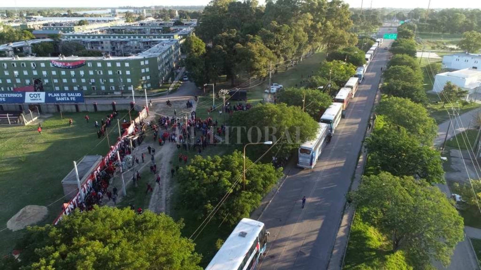 Copa Libertadores 2022 Colon - Cerro Porteño 
  Las imágenes desde el drone de El Litoral