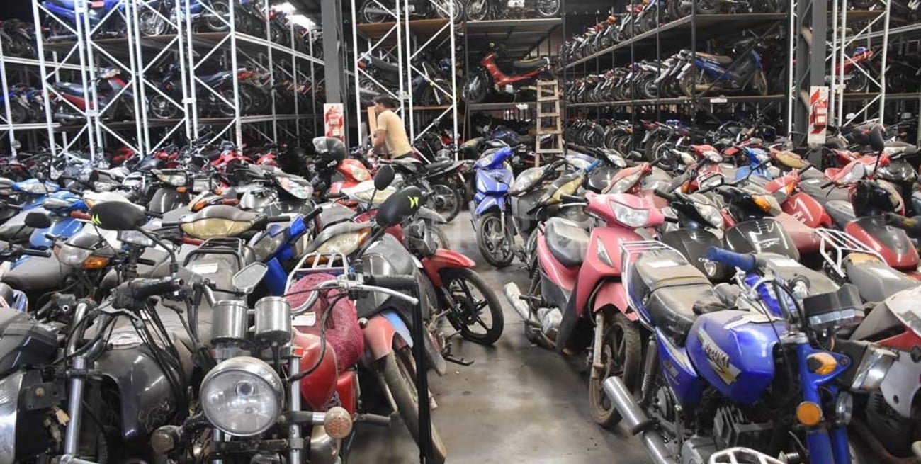 El corralón municipal casi a tope: esperan compactar 300 motos