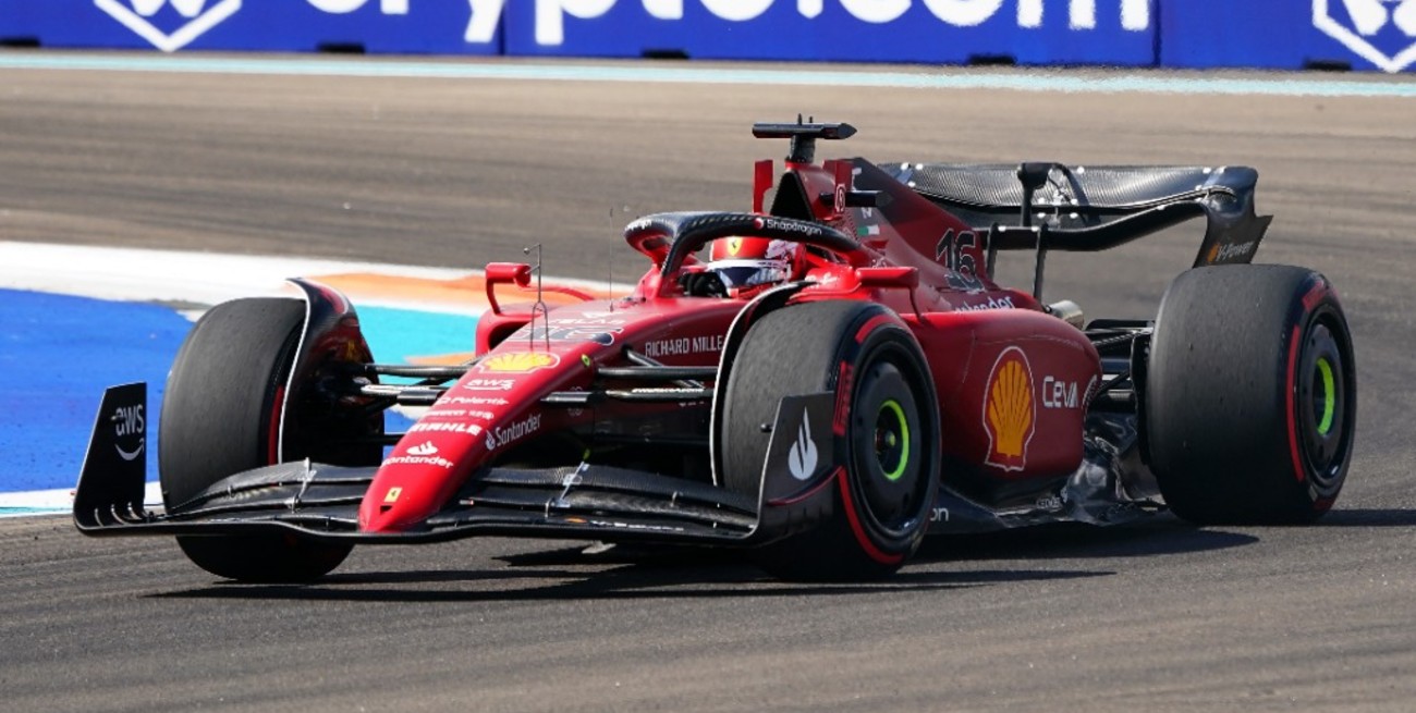 Fórmula 1: Leclerc y Sainz se quedaron con la primera fila tras la clasificación del Gran Premio de Miami