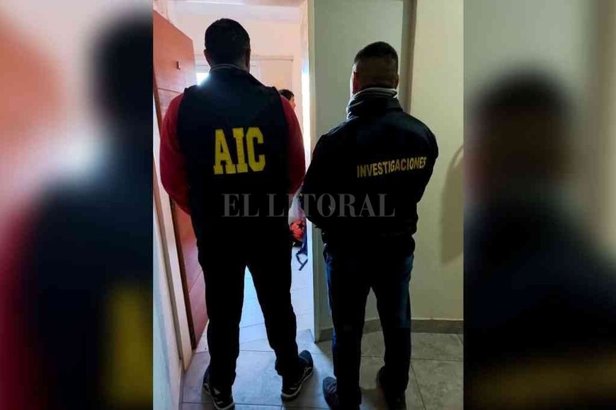 ELLITORAL_455274 |  Archivo El Litoral El último allanamiento se produjo este miércoles, en un departamento de Paraná, donde quedó detenido el quinto ocupante del Fiat Palio.