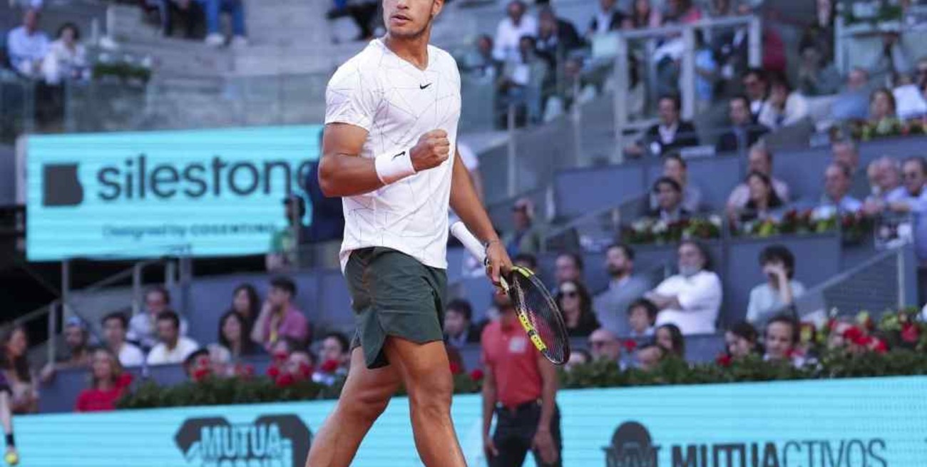 Carlos Alcaraz venció a Rafael Nadal y avanzó a las semifinales del Madrid Open