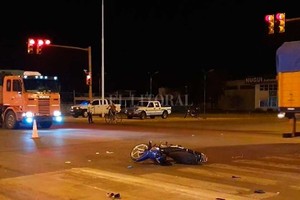Archivo El Litoral El choque se produjo pasadas las 21:30 del sábado 10 de enero de este año, en el cruce de la ruta nacional Nº 34 y la avenida Luis Fanti.