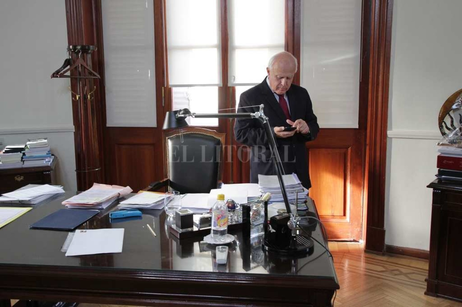 Ligschitz en su despacho de Casa de Gobierno, en junio de 2019.