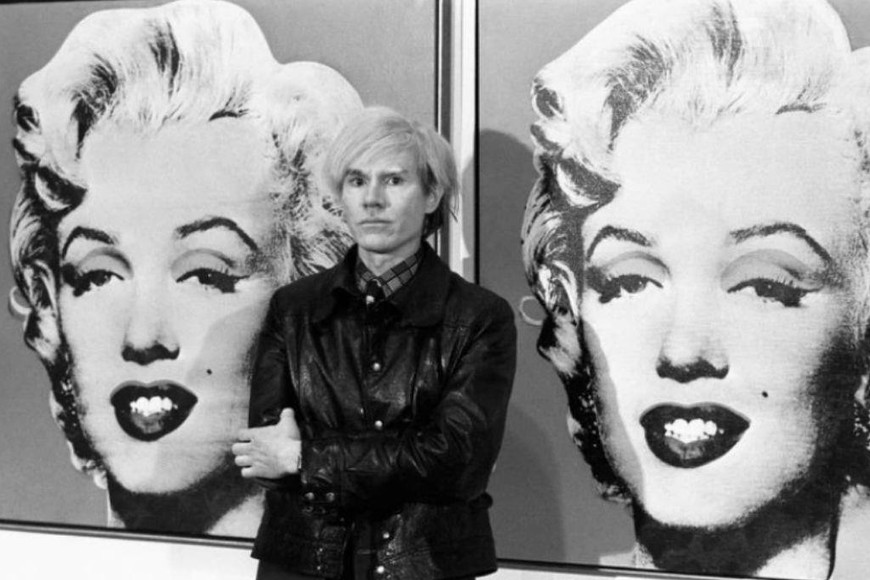 ELLITORAL_455960 |  Gentileza Warhol junto a su obra.