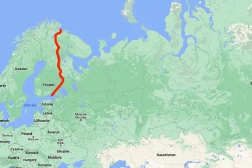 ELLITORAL_456425 |  Gentileza Frontera entre Finlandia y Rusia.