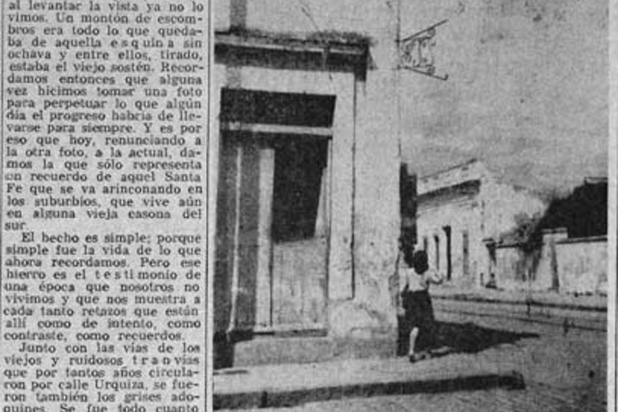 ELLITORAL_456669 |  Archivo El Litoral El artículo aludido, publicado por el diario El Litoral el 3 de abril de 1962.