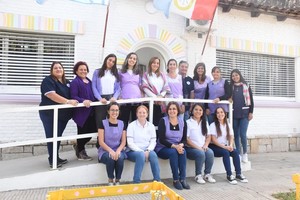 ELLITORAL_457100 |  Guillermo Di Salvatore Clima institucional. Camino a su 35° aniversario, el plantel de la escuela n°2090 se adaptó rápidamente a la nueva sede y espera con ansias poder establecerse en el nuevo edificio para lograr estabilidad.