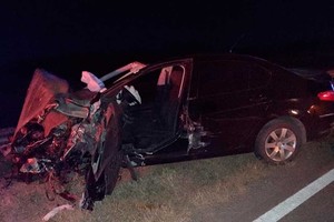 Choque y  vuelco en la Ruta 34. Crédito: El Litoral