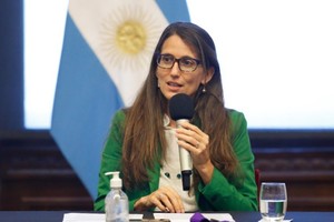 La ministra de las Mujeres, Géneros y Diversidad, Elizabeth Gómez Alcorta.