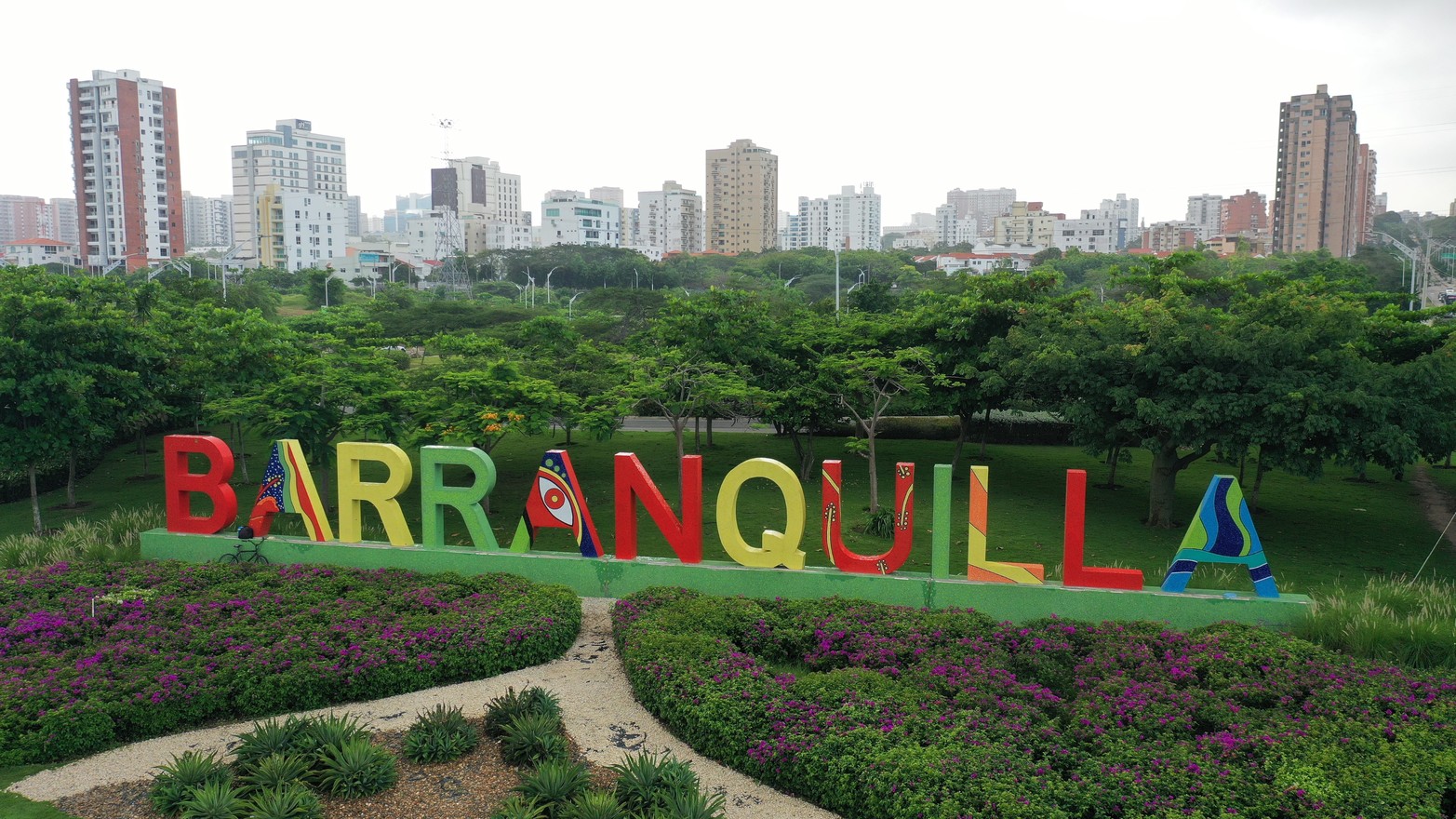 La ciudad colombiana de Barranquilla espera por Unión. Foto: Juan Víttori