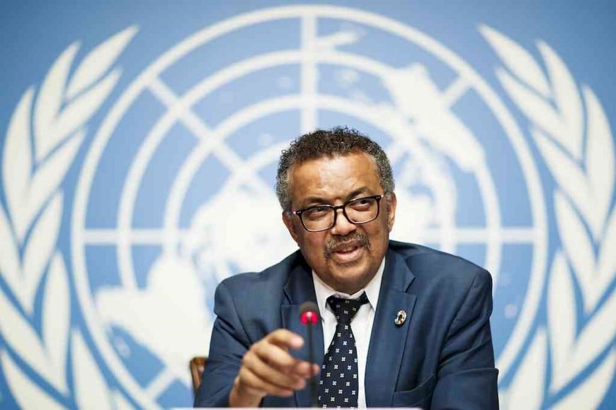 El director general de la OMS, Tedros Adhanom Ghebreyesus.