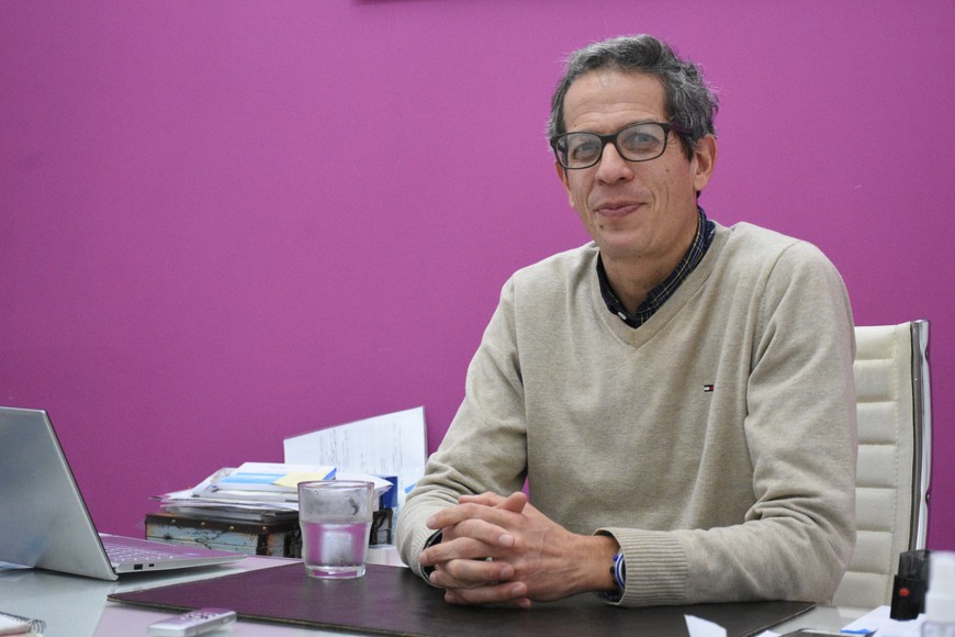 El Dr. Martín Maillo, médico neumonólogo. Crédito: Luis Cetraro.