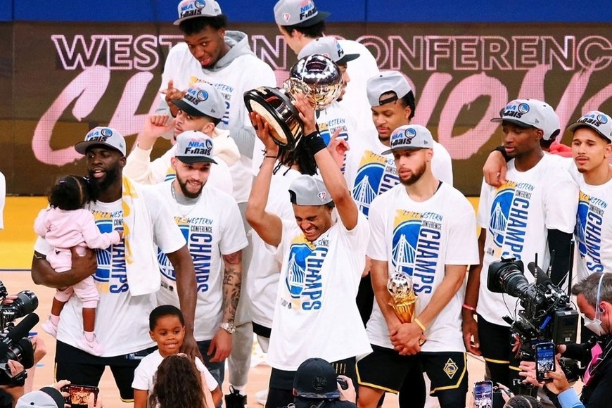Golden State se coronó en la Conferencia del Oeste. Crédito: Reuters