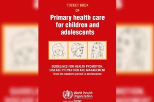 Portada del libro publicado por la Organización Mundial de la Salud. Todo un manual de pediatría práctica. Crédito: Gentileza.