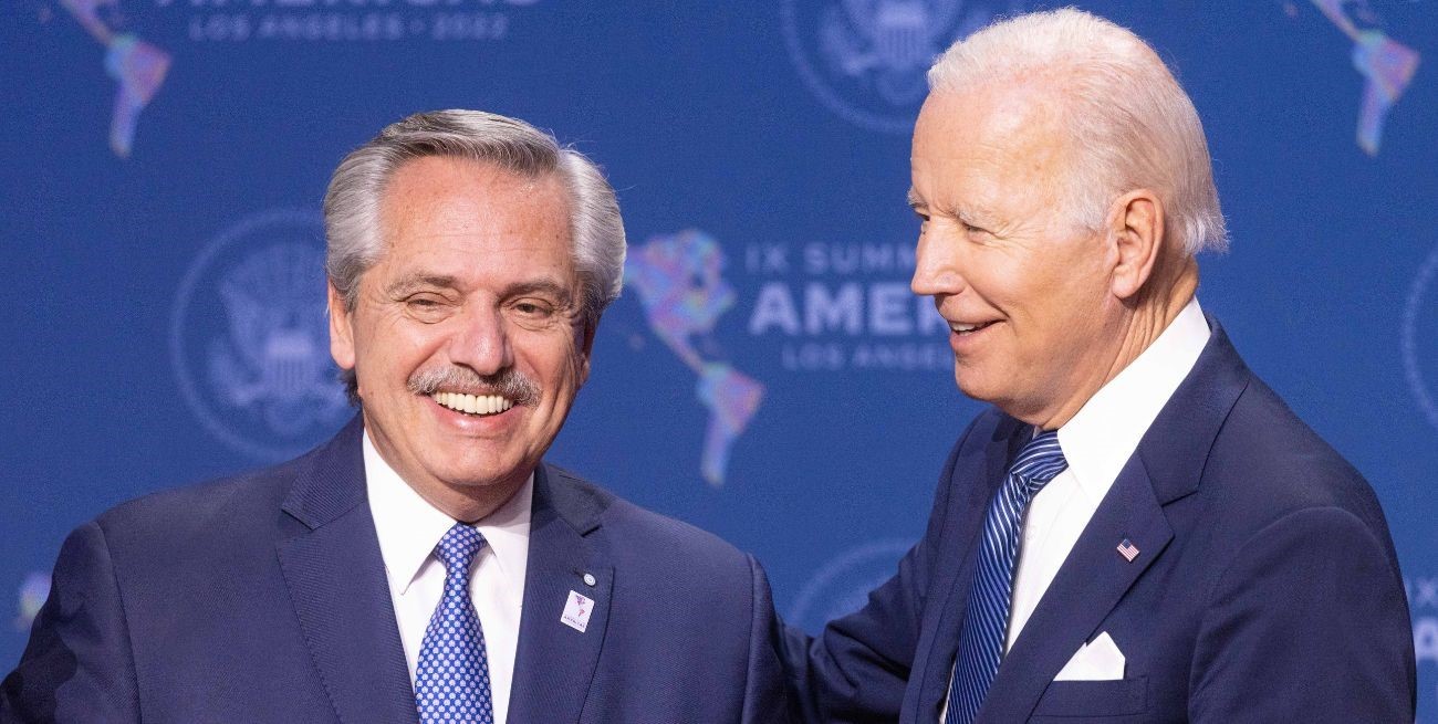 Alberto Fernández se reúne en el Salón Oval de la Casa Blanca junto a Joe Biden