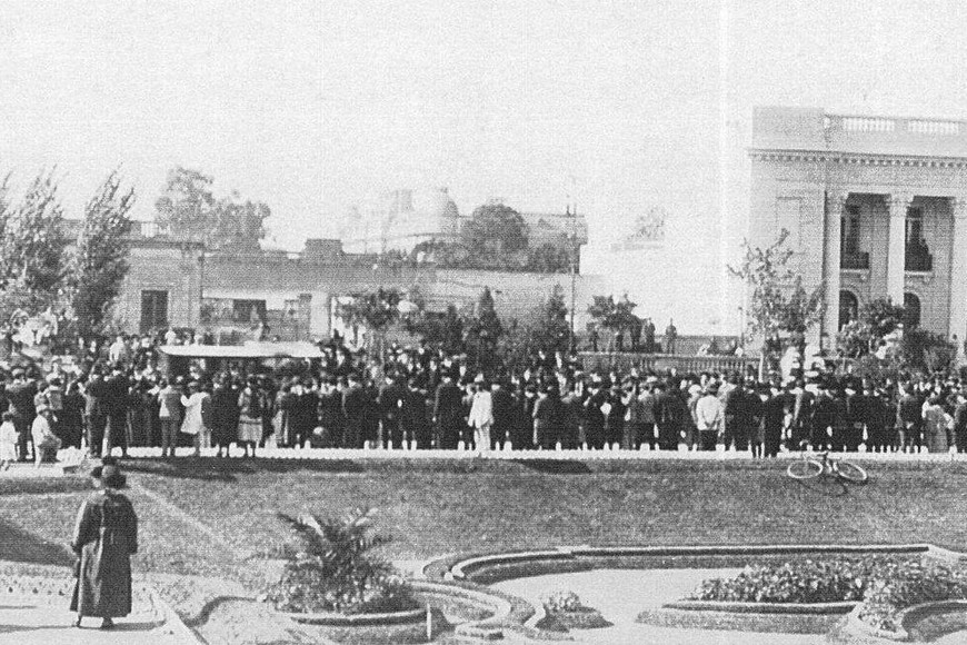 Imagen del momento de la inauguración del museo. Gentileza Banco de Imágenes Florian Paucke