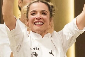 Sofía Pachano, la gran ganadora del certamen de cocina. Crédito: Gentileza