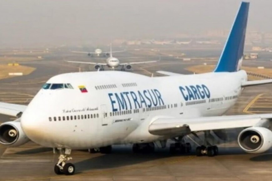 Boeing 747-300M, matrícula YV3531 de la empresa venezolana Emtrasur. Crédito: Gentileza