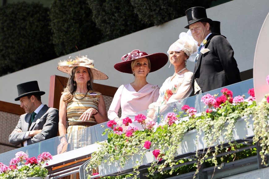 Horse Racing - Royal Ascot - Ascot Racecourse, Ascot, Britain - June 14, 2022
Sophie, Countess of Wessex is seen ahead of the races REUTERS/Phil Noble
