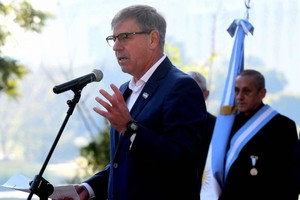 Emilio Jatón encabezó en la capital de la provincia, el acto en homenaje al General Manuel Belgrano