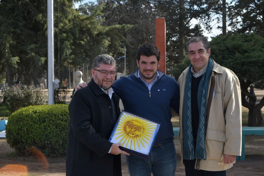 Acto por el Día de la Bandera en Venado Tuerto.