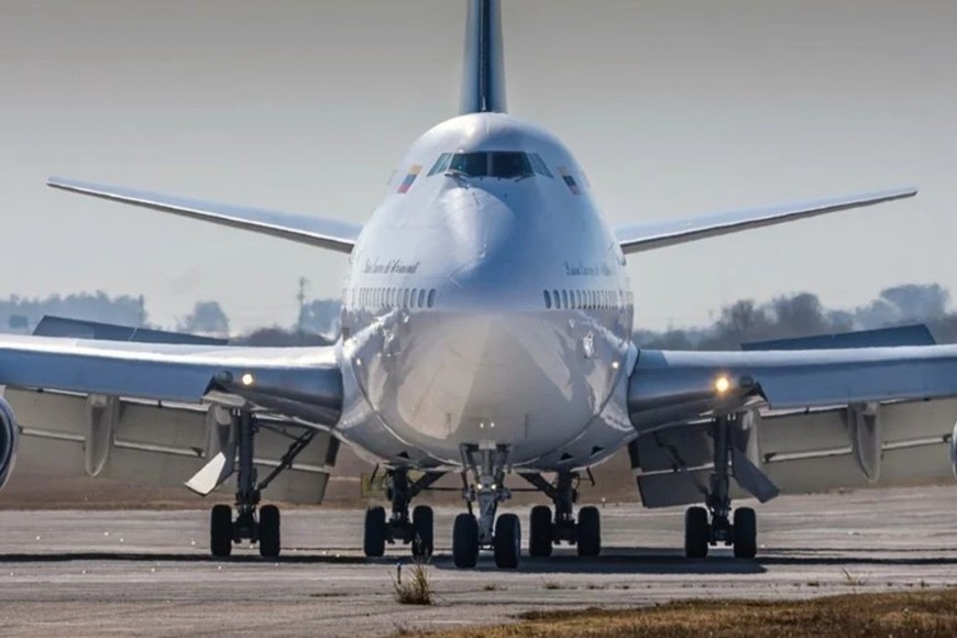 La aeronave Boeing 747.