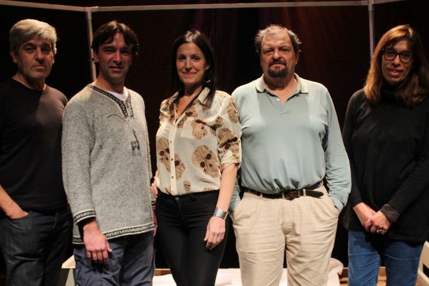 Los realizadores de la versión santafesina de "El partener".  Gentileza producción