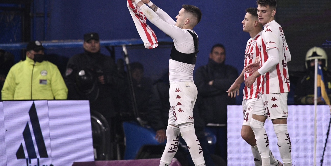 Caos en el final: Troyansky festejó "a lo Messi" y fue increpado por jugadores de Boca