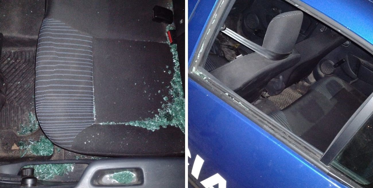 Desmadre en el norte de la ciudad: piedrazos a autos, pelea con la policía y detenciones