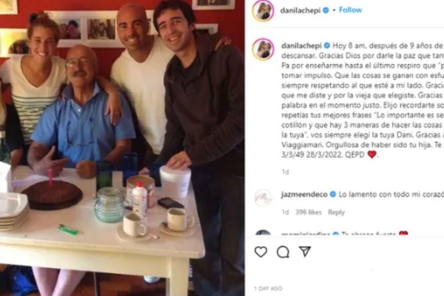 Instagram de Daniela Viaggiamari