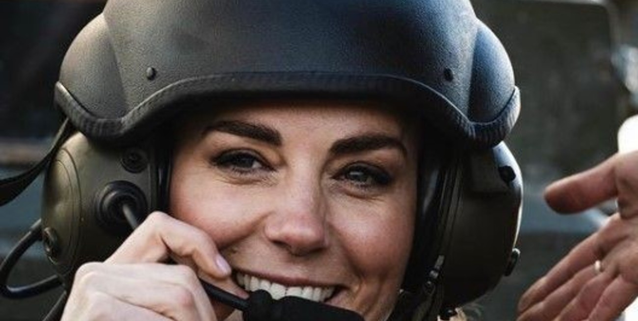 Kate Middleton compartió imágenes de su entrenamiento militar
