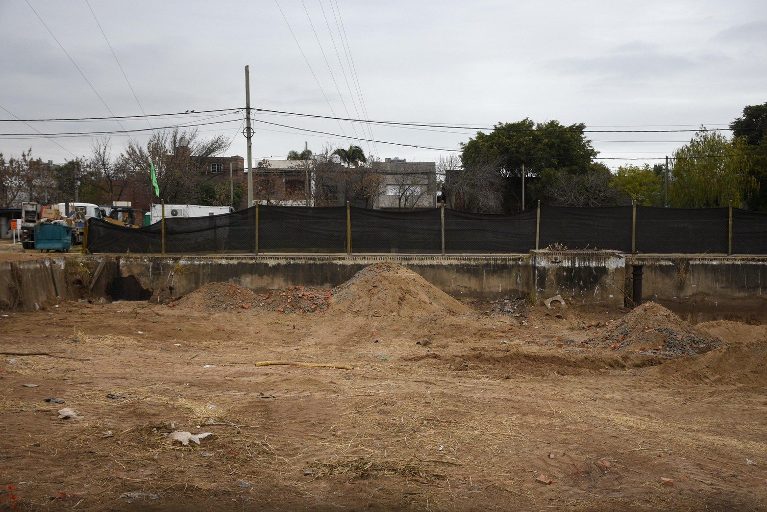 Comenzó la obra de ampliación de la planta potabilizadora de agua en la ciudad de Santa Fe. Foto Pablo Aguirre
