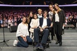 "La vida es hoy": el emotivo evento de Esteban Bullrich recaudando fondos para investigar sobre la ELA
