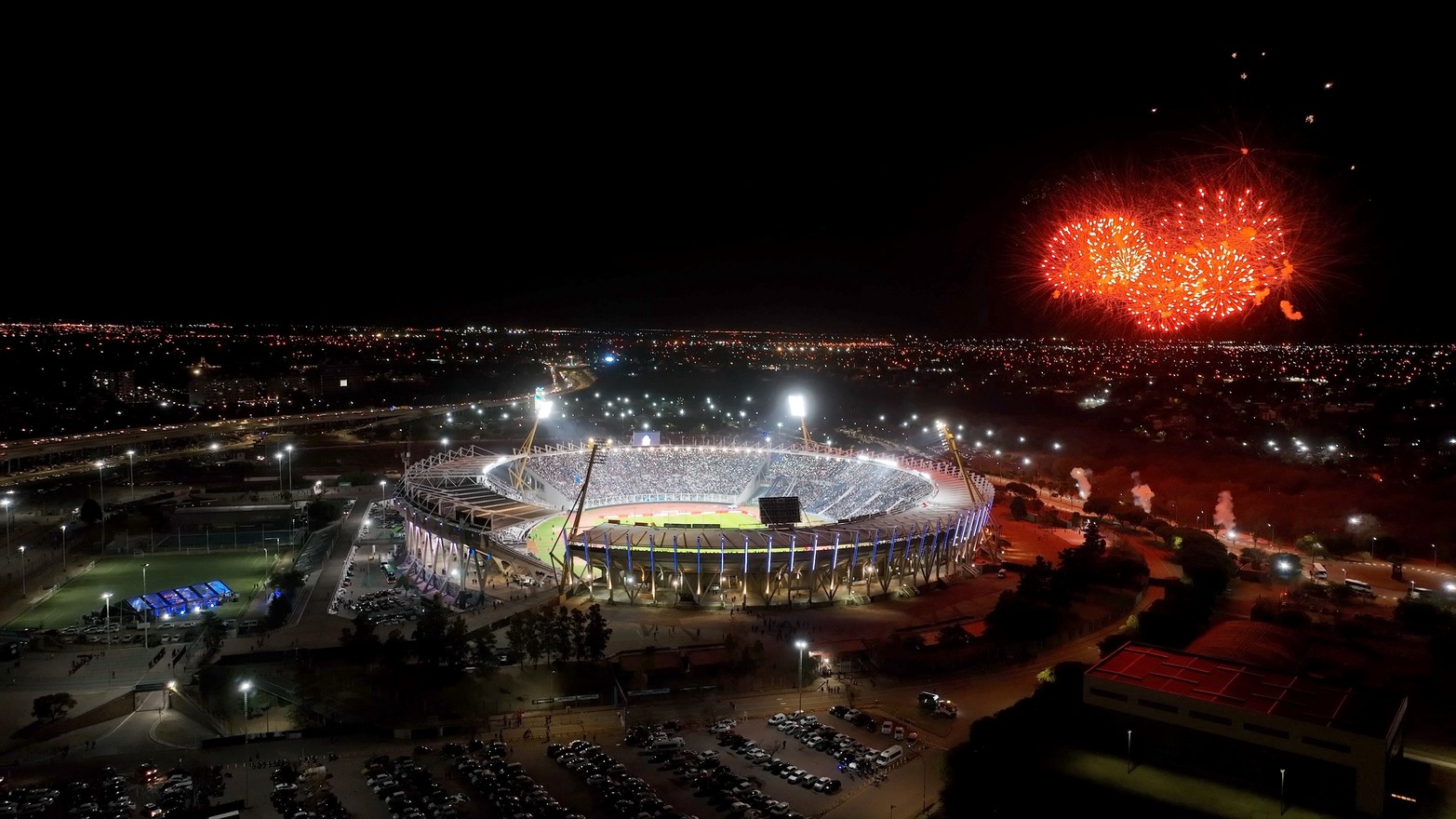 Por la ida de los octavos de final de la Copa Libertadores, Colón y Talleres igualaron 1 a 1 en el estadio Mario Alberto Kempes. Foto: Fernando Nicola