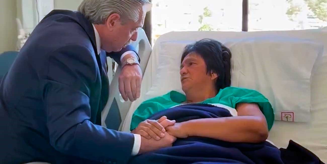 Video: Alberto Fernández visitó a Milagro Sala