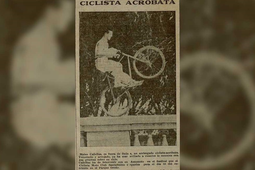 Festival ciclista en Santa Fe.