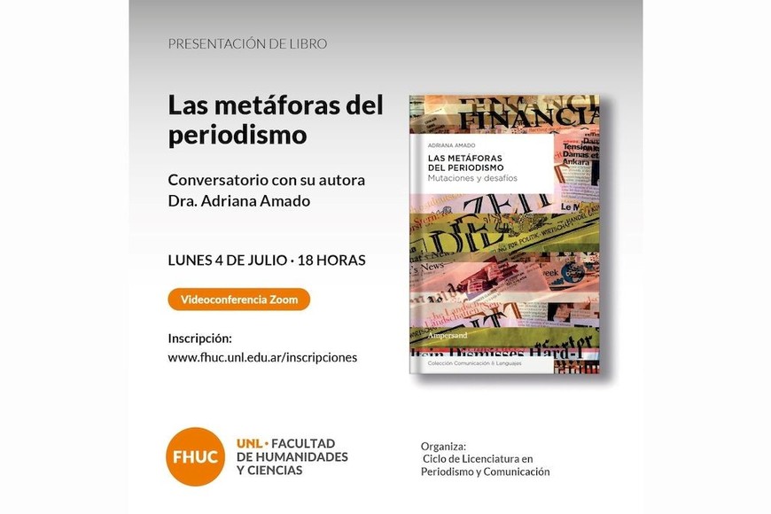 La actividad es organizada desde el Ciclo de Licenciatura en Periodismo y Comunicación de la Facultad de Humanidades y Ciencias de la UNL.