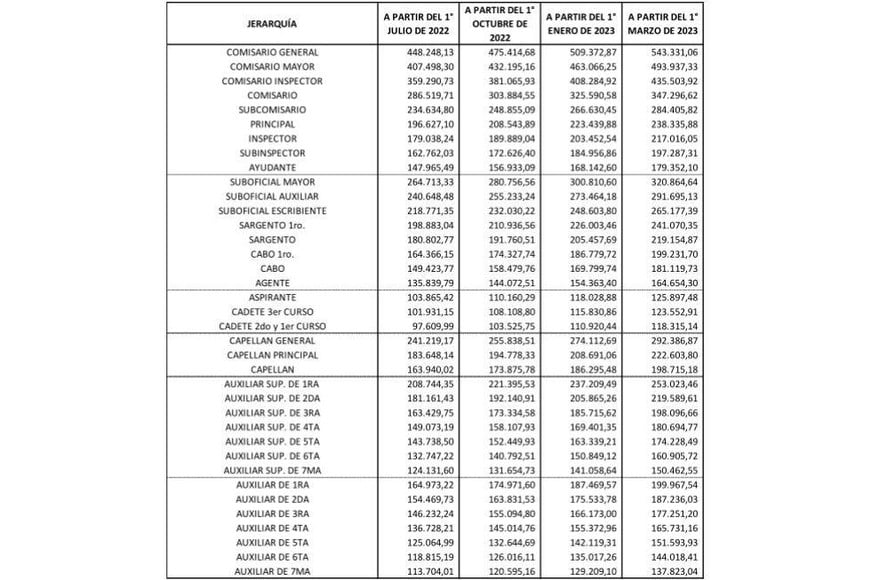 Personal de Policía Federal.