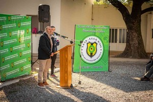 “Para mi la escuela es mi casa, mi mundo y mi hogar. Es un beneficio para todos los que hoy trabajamos y desarrollamos nuestra actividad en la escuela. La capacidad de la planta hace que nos podamos abastecer de agua, y que no nos falte el recurso como pasaba anteriormente”.Foto: El Litoral