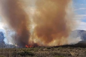 Incendio en  Dique Los Molinos, Córdoba