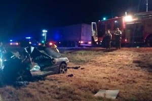 Fuerte choque en la RN 34