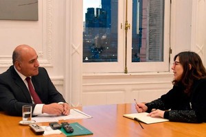 Batakis mantuvo un encuentro con el Jefe de Gabinete, Juan Manzur