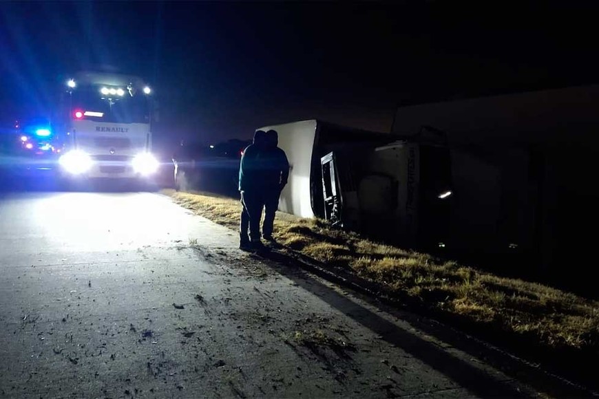 El conductor resultó con lesiones.