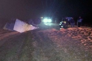 El siniestro ocurrió en el cruce de las rutas provincialas 4 y 6.