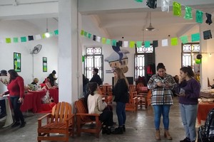 Actividad en el espacio "Casa Grande", en la capital santafesina.