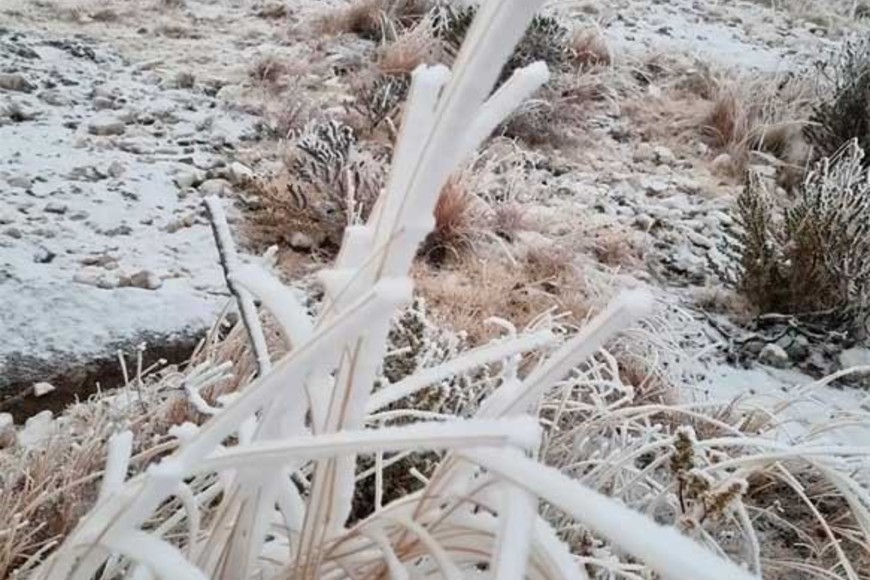 Postal de un camping a los pies del Cerro Champaquí
