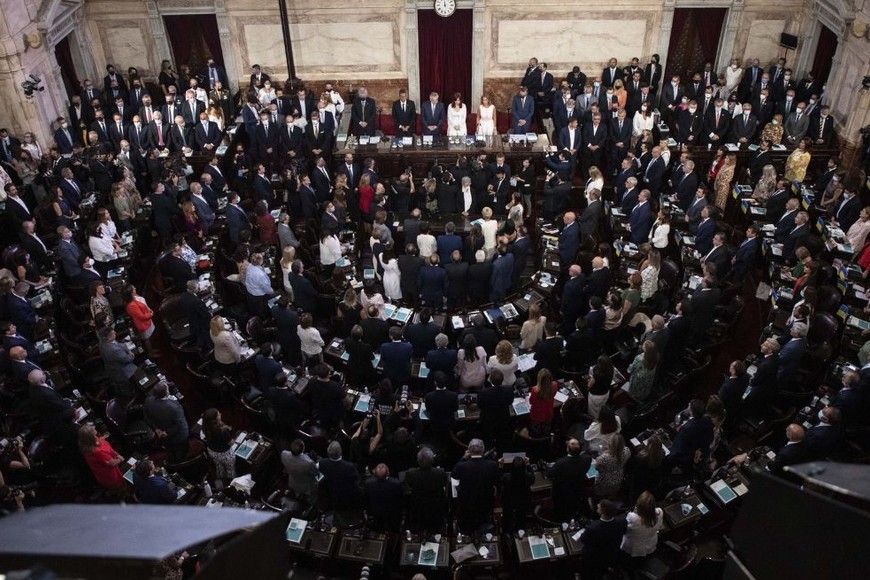 Alberto Fernández preside la apertura del período ordinario de sesiones.