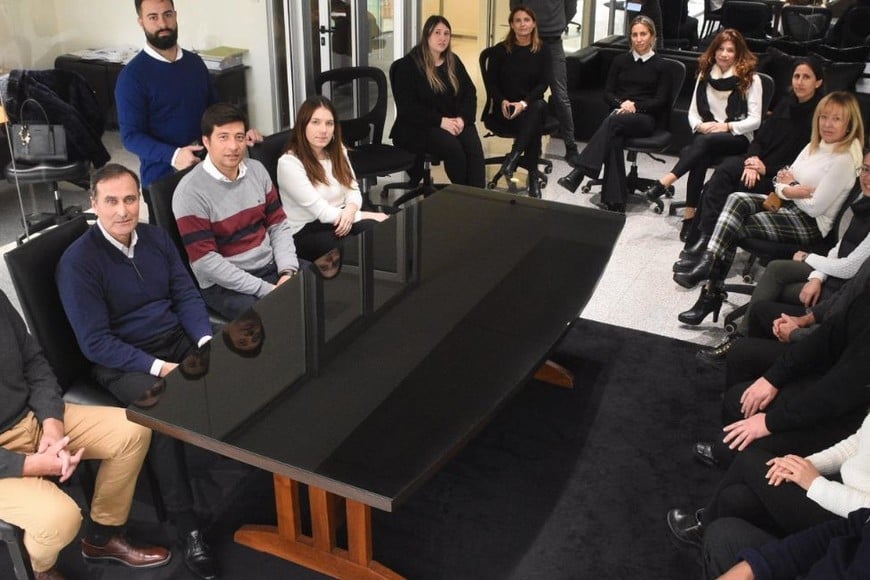 El equipo de trabajo de Benuzzi Inmobiliaria/Créditos: Luis Cetraro